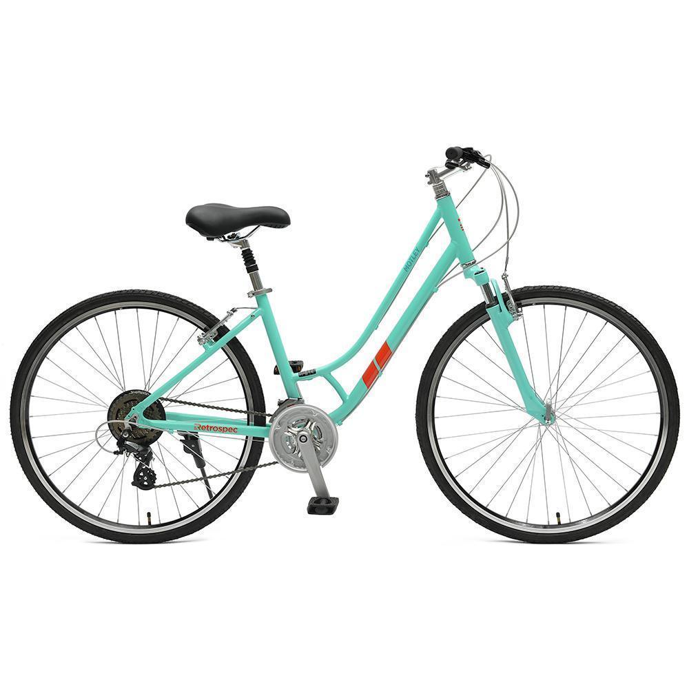 Retrospec Motley 21-Speed Hybrid Bike Step-Thru – Bicyclosis