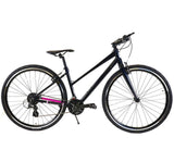 ZF BIKES TRANSIT Fitness/Commuter Hybrid Step Through
