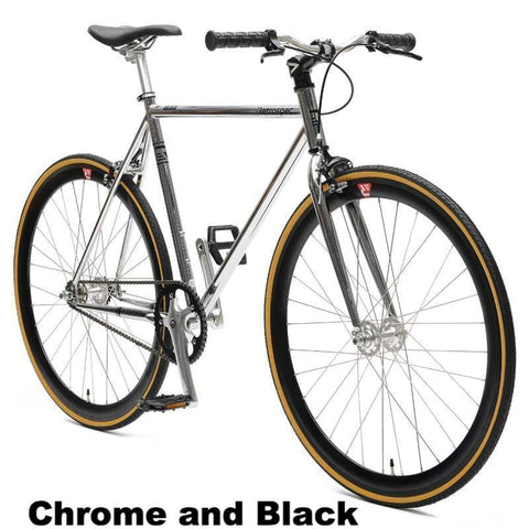 Chrome fixed 2024 gear bike