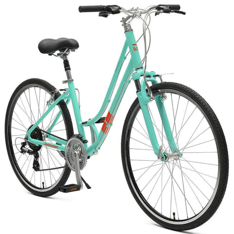 Retrospec Motley 21-Speed Hybrid Bike Step-Thru