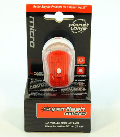 Planet Bike Super flash micro Rear Bike Light